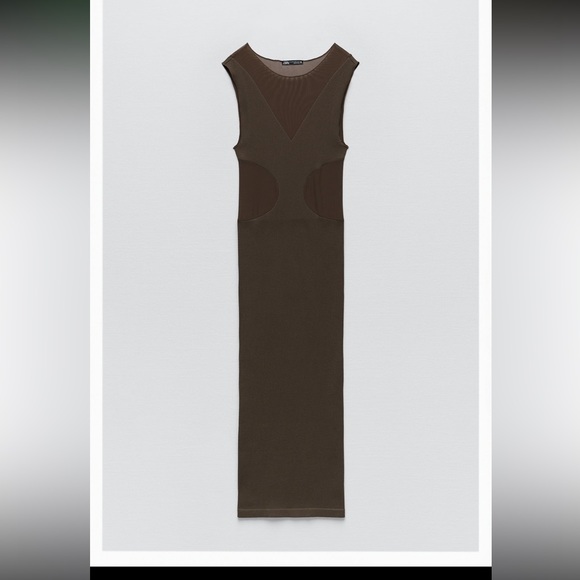 ZARA | SEAMLESS TULLE DRESS | Size XS-S - Picture 3 of 3